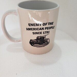 Orca Coatings Enemy Of The American People Since 1791 Coffee Mug